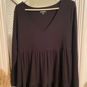 Black target dress